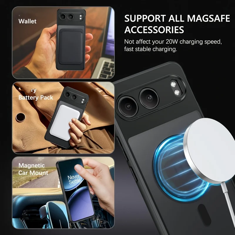 Shockproof Hard Matte Back Case