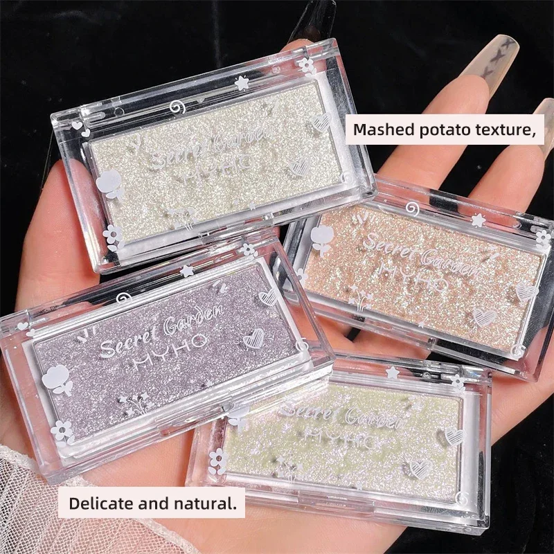 Face Highlighter Mashed Potato Texture Diamond Highlighter Powder