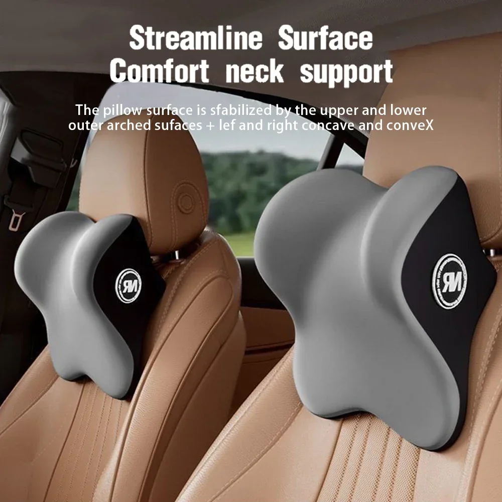 Car Neck Pillow Memory Foam | Headrest Support Cushion
