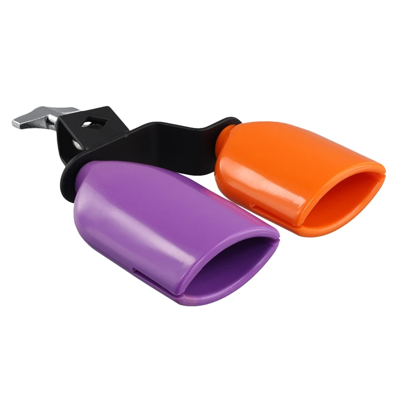 ABXY Double Cowbell Bell Music Drum Cowbell High Low Sound Knocker Drum Percussion Instrument Part Accessories
