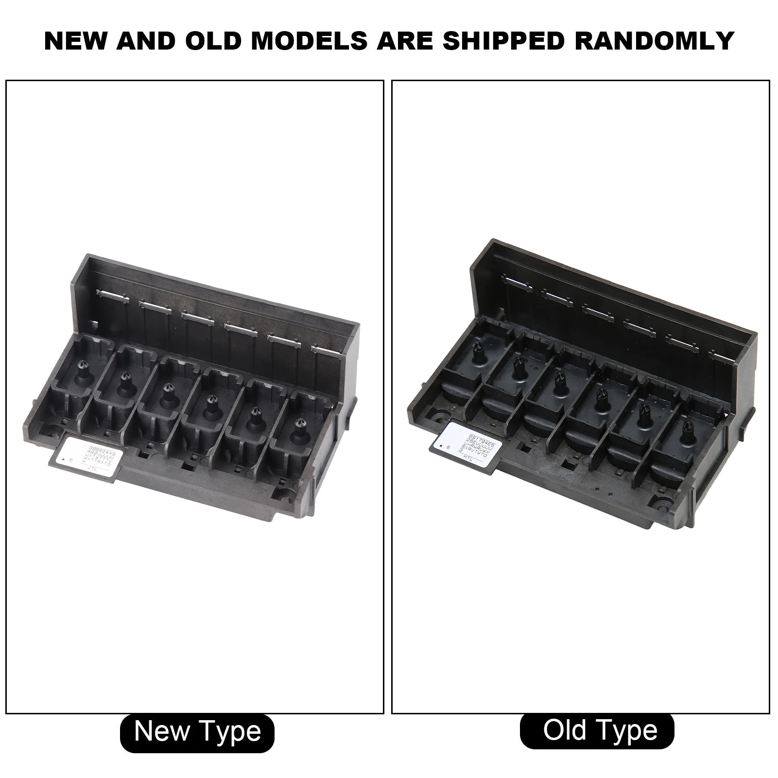 UV Printer Print Head 6 Color UV Printer Print Head Clear Printing Safe Stable Compact Printhead Replacement for XP600