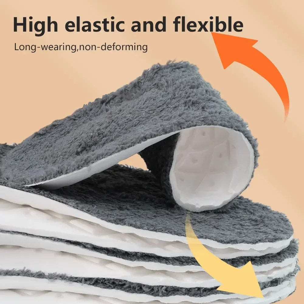 thumbnail image 5 of Plantillas térmicas autocalentables para pies, espuma viscoelástica térmica de lana cálida para invierno para hombres y mujeres, calzado deportivo, almohadillas para zapatos con calentamiento automáti, 5 of 5