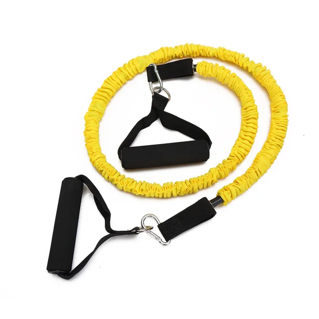 120cm Latex Rubber Pull Rope Resistance Band Multifunction Fitness Training High Jump Trainer Volleyball Taekwondo Kick 6