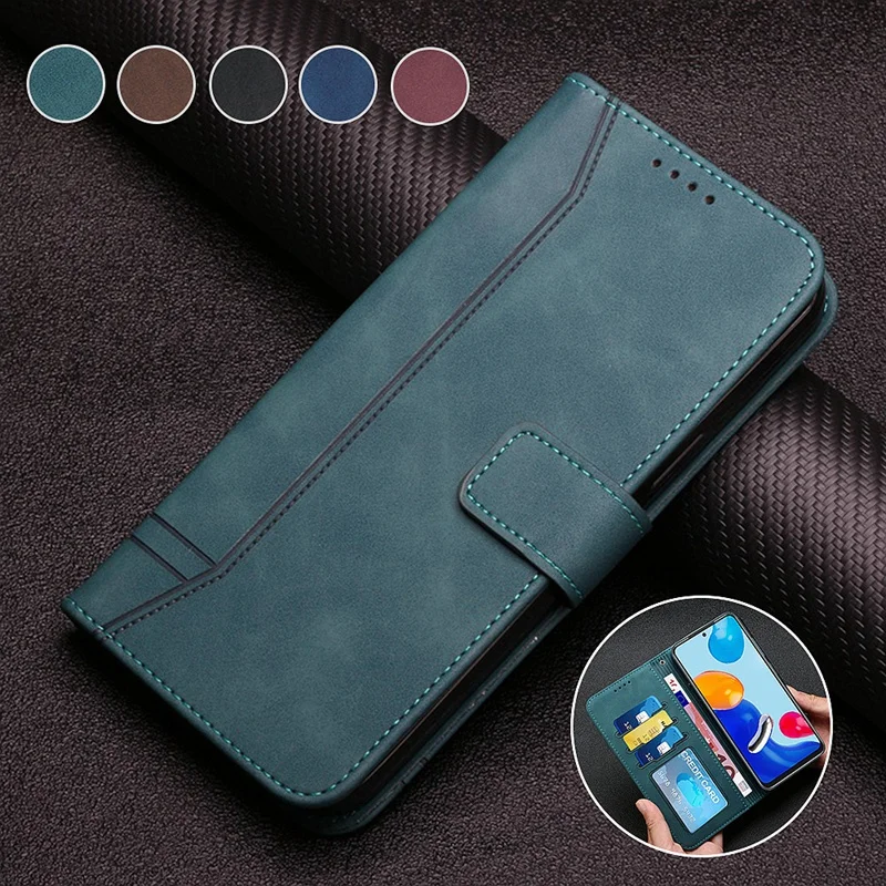 

Wallet Case for Redmi Note 12S 12 12 Pro 11 11T 11 Pro 10 10 Pro 9 9 Pro 8 7 Card Pocket Cover for Redmi 12C 10C 9C 10 9 9A 9T