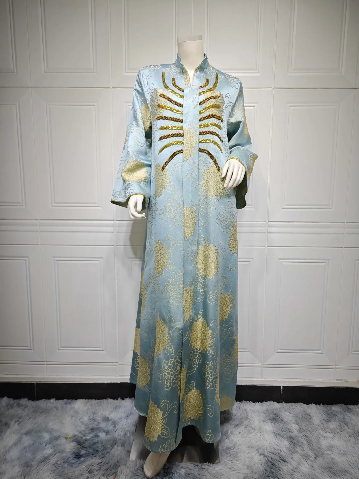 جلابية رمضان رداء عربي تقليدي، فستان عباية نسائي إسلامي فاخر للحفلات، زي حجاب، ملابس دبي السعودية التركية الإسلامية