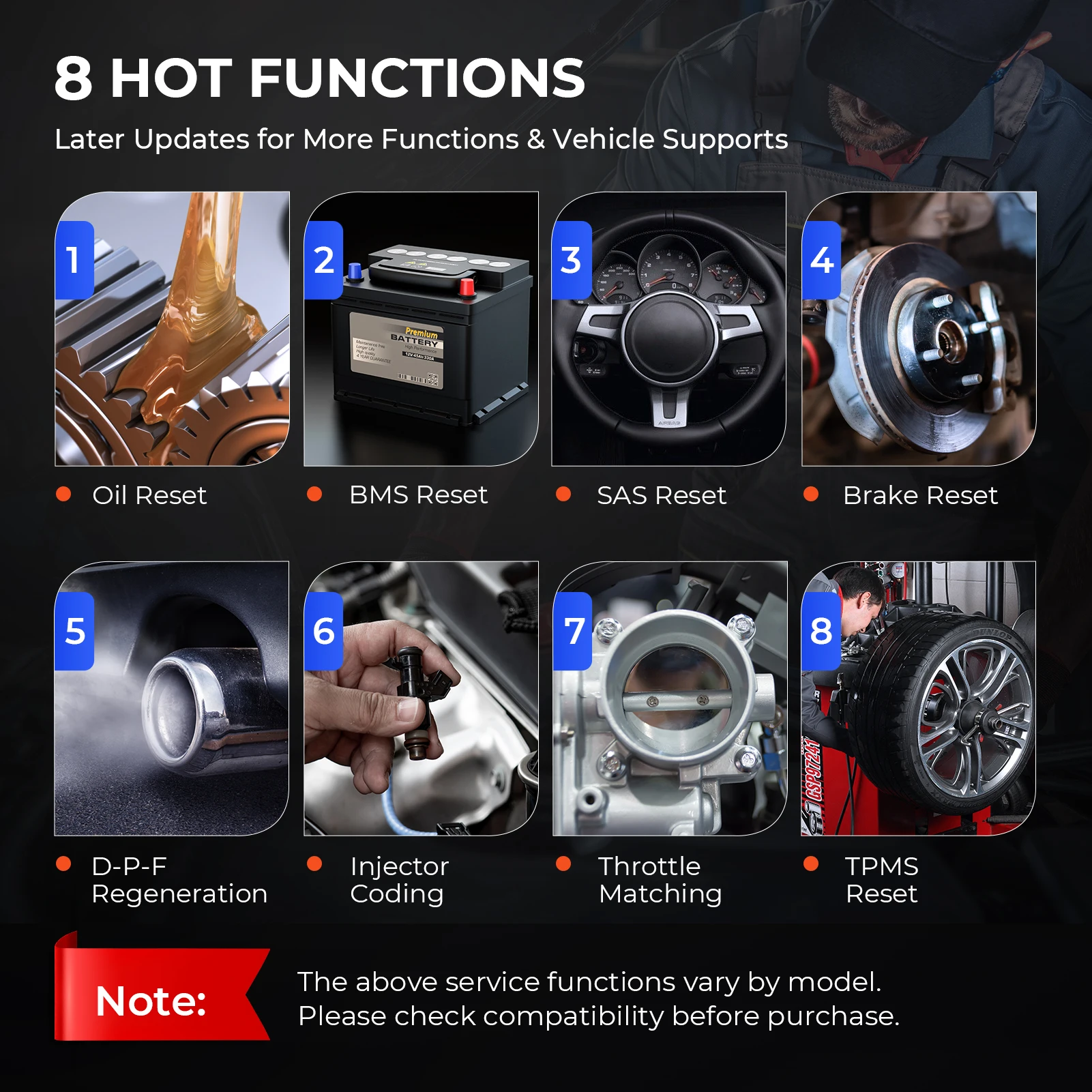 New Launch CRP129X PLUS Scanner Professional Automotive Scanner OBDII Scanner All System Diagnosis Obd2 Functions 3