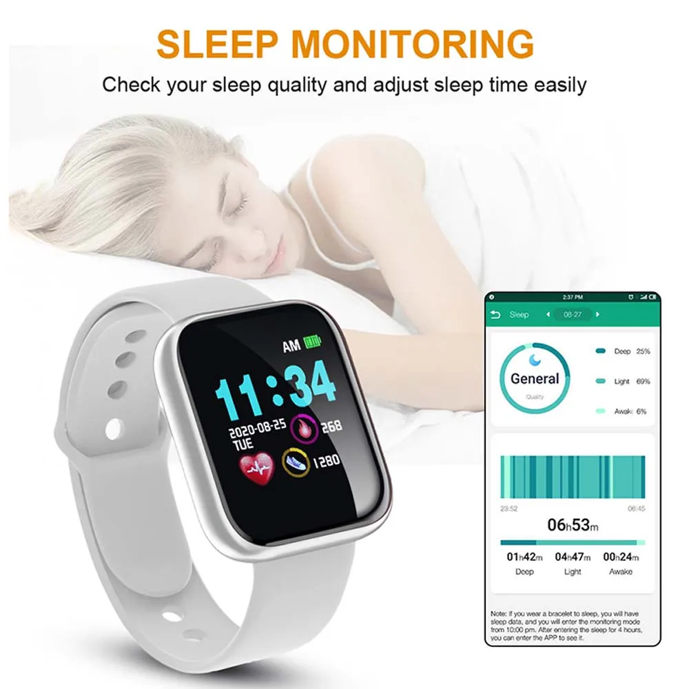Multifunction Smart Watch Men And Women 1.44&rdquo; Inch 128*128 Clever Kid Gift Health Tracking Alarm Clock Son And Daughter Watches smart watch