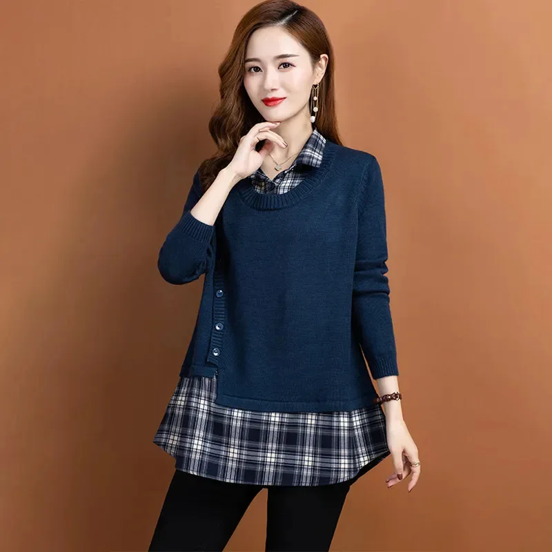 Moletom Feminino Xadrez Café - Oversized Com Capuz - Tamanho 2GG - Estilo Casual Confortável