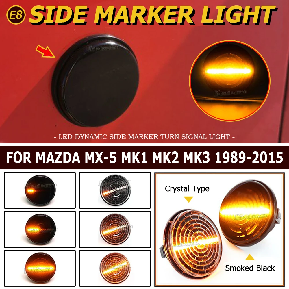 LED  ȭǥ  ǥñ,  Ŀ,  õ, Mazda MX5 MX-5 Mk1 Mk2 Mk3 1989-2015 NA NB NC Canbus, 2 