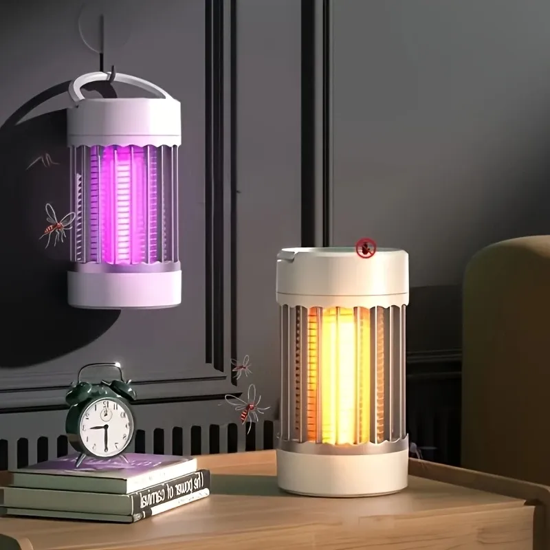 1PC Portable Electric Mosquito Killer Rechargeable Mosquito Killer Indoor Outdoor Mosquito Killer Home Garden Camping Use