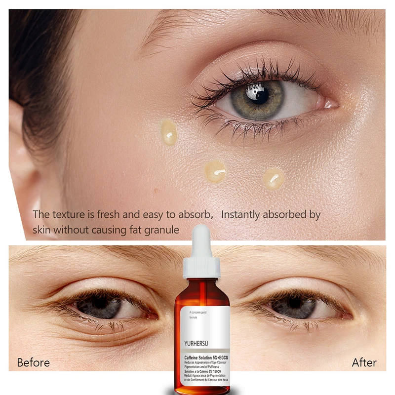 Caffeine Eye Serum Gently Soothes the Delicate Skin Around the Eyes a Moisturizing Refreshing Serum Suitable for Daily Skincare - 4