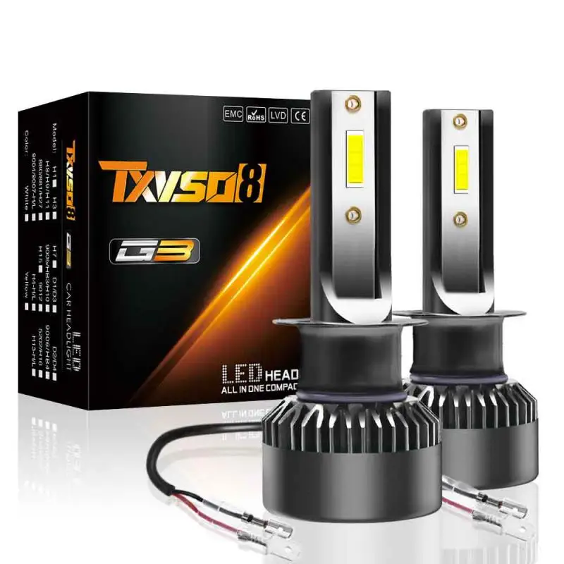 

Лампа для автомобильных фар H4 H7 Led 3570 CSP H1 H8 H11 H16 9005 HB3 9006 HB4 12 В 24 в 6000 К
