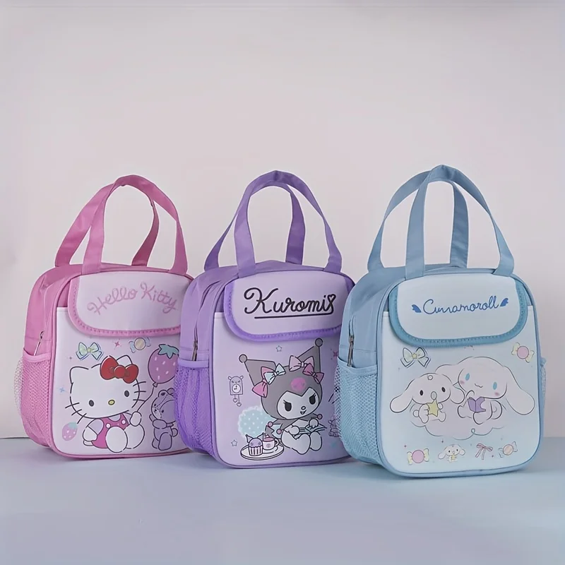 Stitch Sanrio Culomi Insulated Tote Lunch Bag – Reusable, foldable, zip fastening, insulated aluminium film inside canvas bag Best Sellers In Luggage, Bags