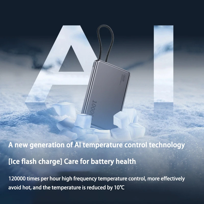 20000mAh Power Bank Fast Charging Ultra-Thin Compact Large Capacity Portable Travel Aircraft Charging Treasure For Xiaomi Huawei 5