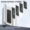 Minisopuru Mac Mini Dock Supports M.2 NVMe/SATA SSD with 2 USB C 10Gbps Data TF/SD Mac Mini Accessories for Mac Mini Hub Stand 3