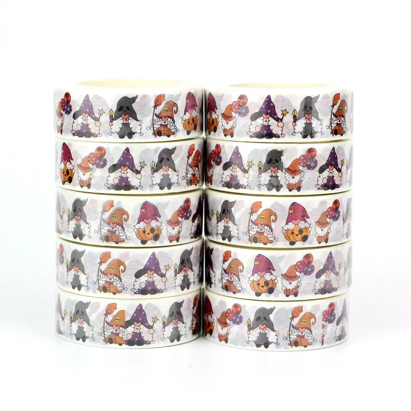 2022 New 10pcs/lot Decorative Cute Ghost Pumpkin And Witch Gnomes