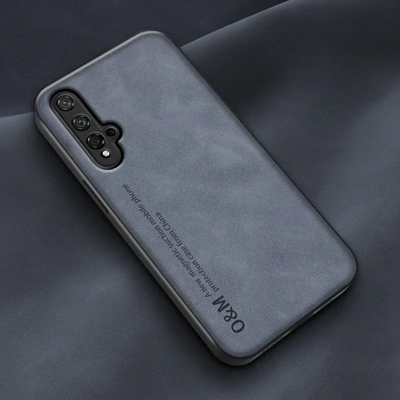 Premium Magnetic Leather Phone Case with Silicone Lining - Luxury Protective Cover