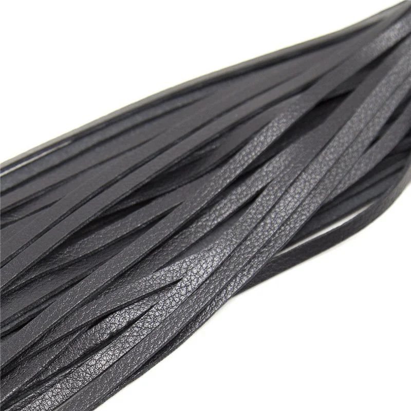 3 Colors High Quality Pu Leather Pimp Whips Racing Riding Crop Party Flogger Hand Cuff Queen Black Horse Riding Whip Length 46cm 4