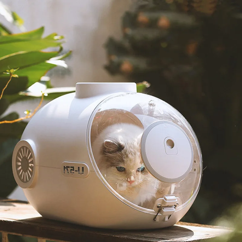 

Travel Backpack Outdoor Pet Dog Carrier Clear Plastic Transparent Roller Canvas Portable Cat Bag Travel Box for Cat Gato Mochila