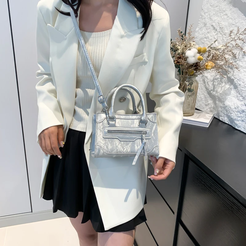 Luxury Mini Tote Bag for Women Designer Handbag Purse Retro Shoulder Crossbody Bags Female Top Handle Clutch Bag Commuter Bag