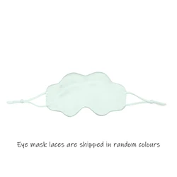 Luxury Mulberry Silk Sleep Mask with Adjustable Strap - Soft Light - Blocking Eyeshade for Restful Sleep and Travel (Light green)