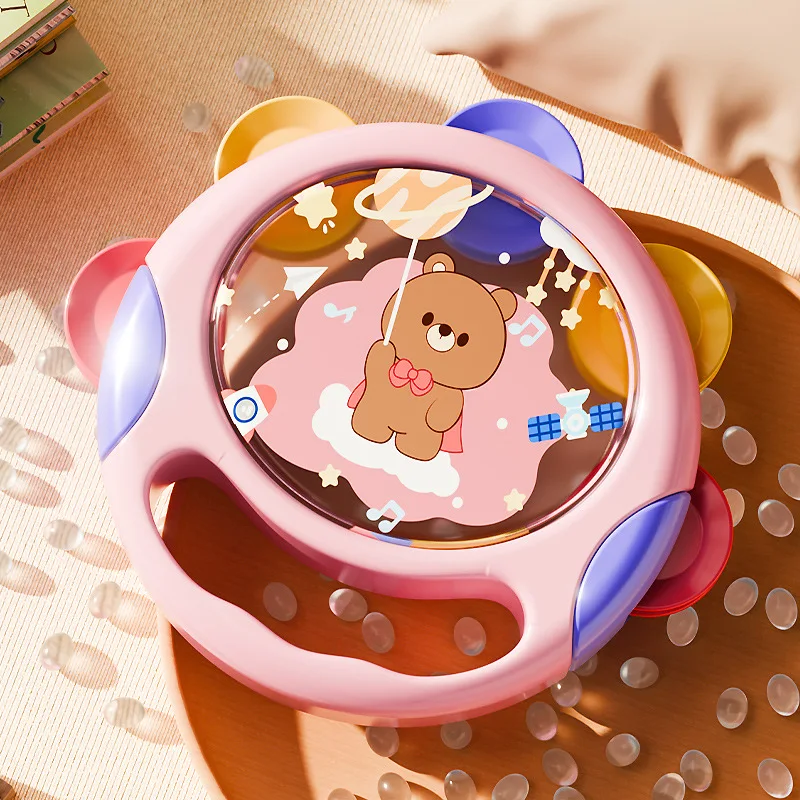 장난감, 손에 쥘 수 있는 드럼, 타악기, 용 손 탬버린
