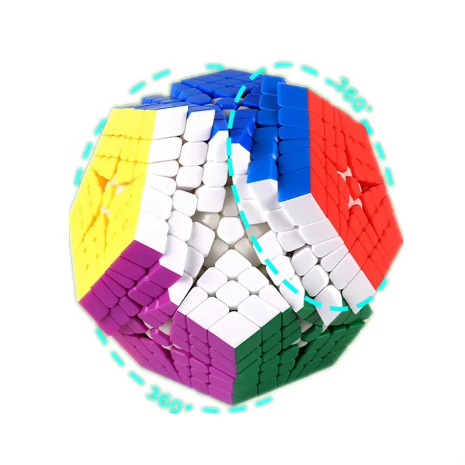 ShengShou Elite Kilominx Stickerless 6x6 Sengso Dodecahedron Puzzle Cube Speed 12 Faces Megaminx Magico Cubo Toy Children's Gift 2