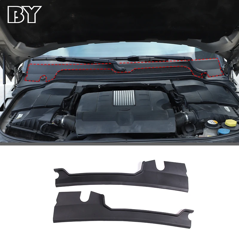 FrontWindshieldWiperCowlTrimWaterDeflectorPlateBaseTrimPanelForLandRoverDiscovery