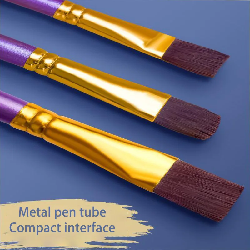 Paint Brushes 10 Pcs Set Nylon for Children Artists