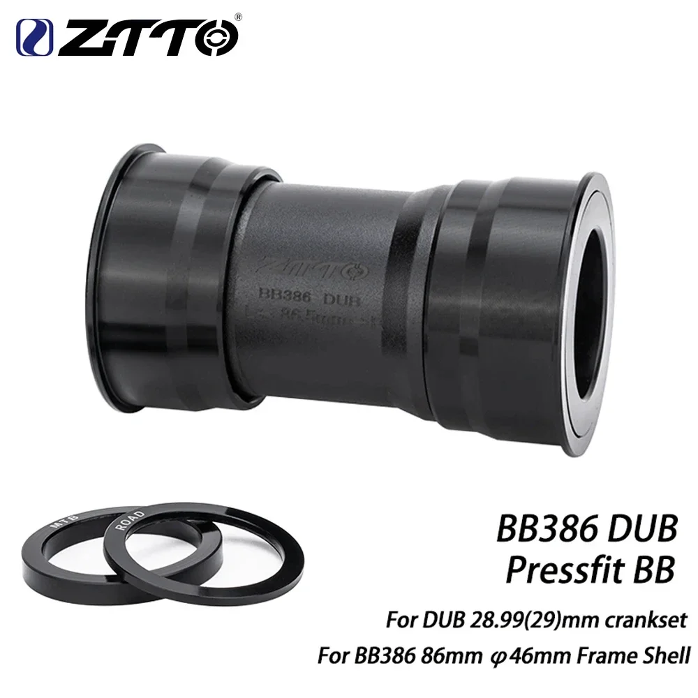 ZTTO For Dub BB MTB Bike Central Movement 68/73mm BB30 PF30 bb386 Press Fit Bottom Bracket 46mm Crankset Bicycle Bottom Bracket