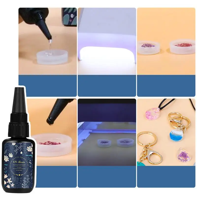 Hard UV Resin Glue Clear Ultraviolet Curing Quick Drying Epoxy Resin UV  Glue DIY Jewelry Making Tools Resin Mold Gel Hardener - AliExpress