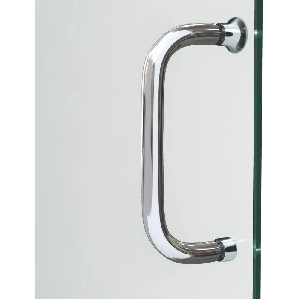 Semi-Frameless Sliding Shower Door, Clear Glass in Chrome Product Dimensions ‎1 x 54 x 72 inches 105.82 Pounds 4