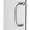 Semi-Frameless Sliding Shower Door, Clear Glass in Chrome Product Dimensions ‎1 x 54 x 72 inches 105.82 Pounds 4