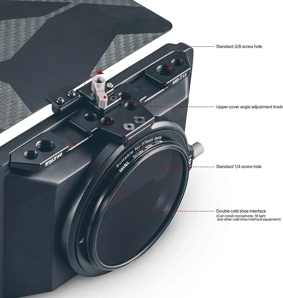 その他 TILTA Matte Box - MB-T15 Amazon.com : TILTA Tiltaing Mini Matte Box MB-T15 with Four Lens