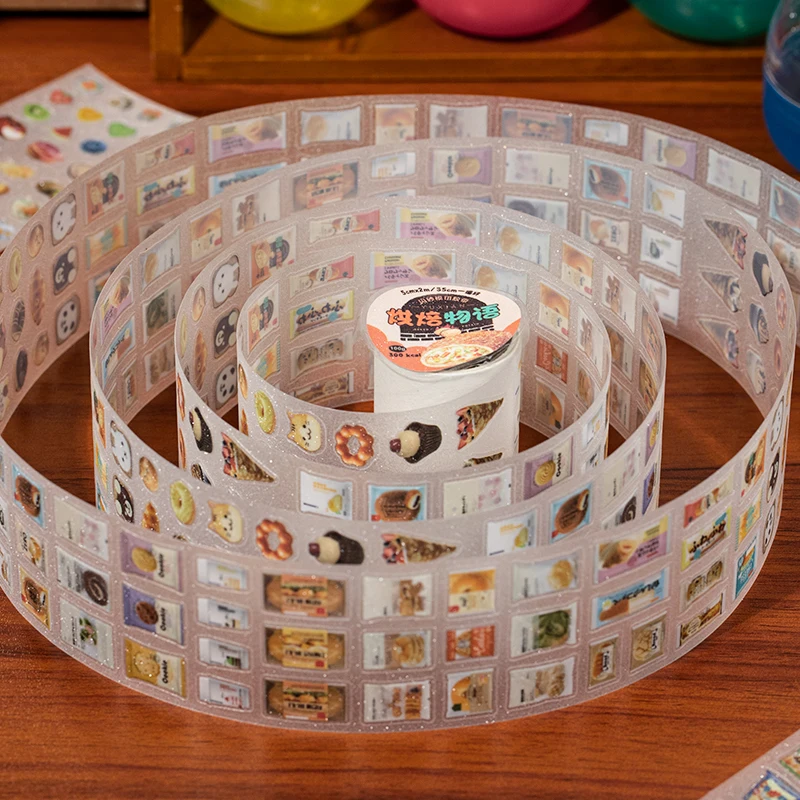 Cartoon Showa Tape Decorative Adhesive Stationery DIY Diary Stickers Album handmade Journal Scrapbooking Supplies Masking Tapes 4