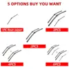 1/2/3/4/6PCS Car Wiper For VW Caddy 2K 2004-2007 Front Rear Wiper Blades Brushes Auto Accessories 2004 2005 2006 2007 2