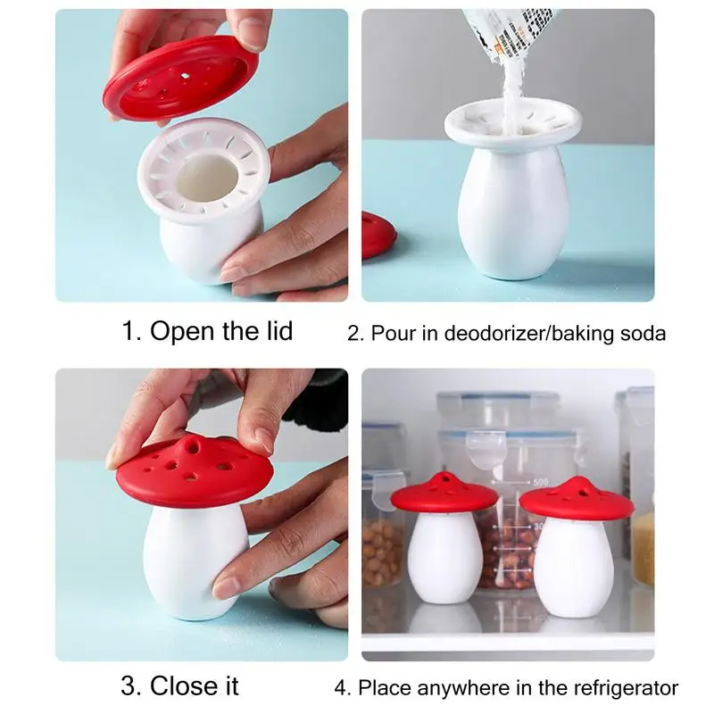 Kühlschrank Soda Box Pilzform Küche Luft reiniger frisch halten Deodorant Box Küchengeräte Gefrier schrank Lufter frischer