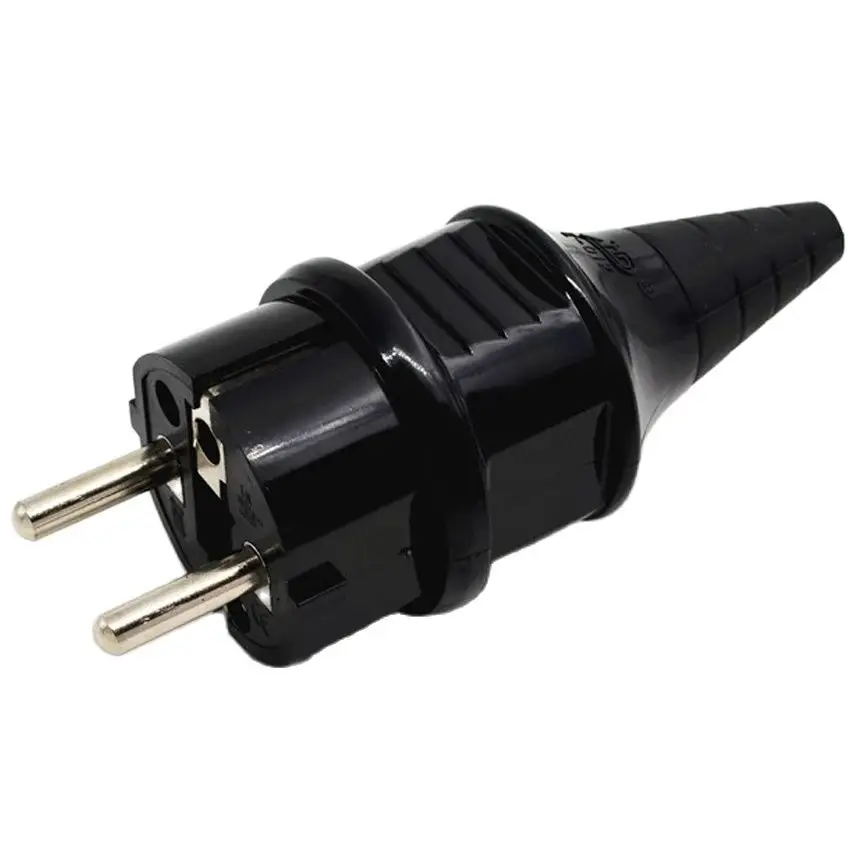 Power Plug Connector Power Extension Plug Plug Adapter Power Socket Power Cable Power Cord AC Adapter Germany France Grounding Industry Waterproof EU Wiring 16A Electric