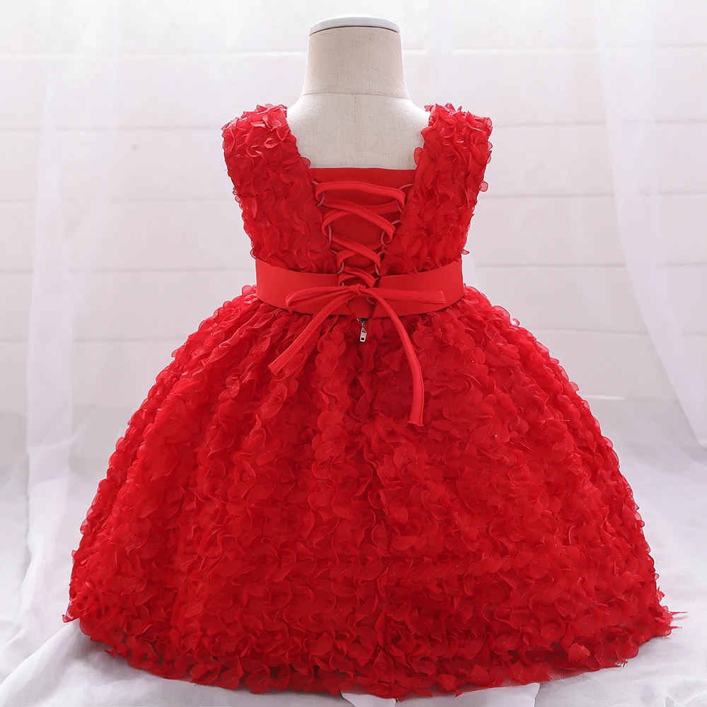 

Toddler Bow Dress for Baby Girl Christening Gown First 1st Birthday Prom Dress Party Wedding Dress Baby Clothes Infant Vestidos