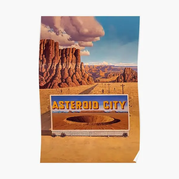 

Плакат с изображением города астероида, настенный принт, Современная Художественная живопись, картина для дома, забавная комната, винтажный Настенный декор, украшение без рамки