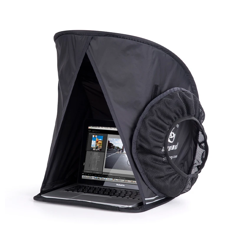 Laptop Sun Shade Outdoor Foldable and Portable Glare Screen Hood