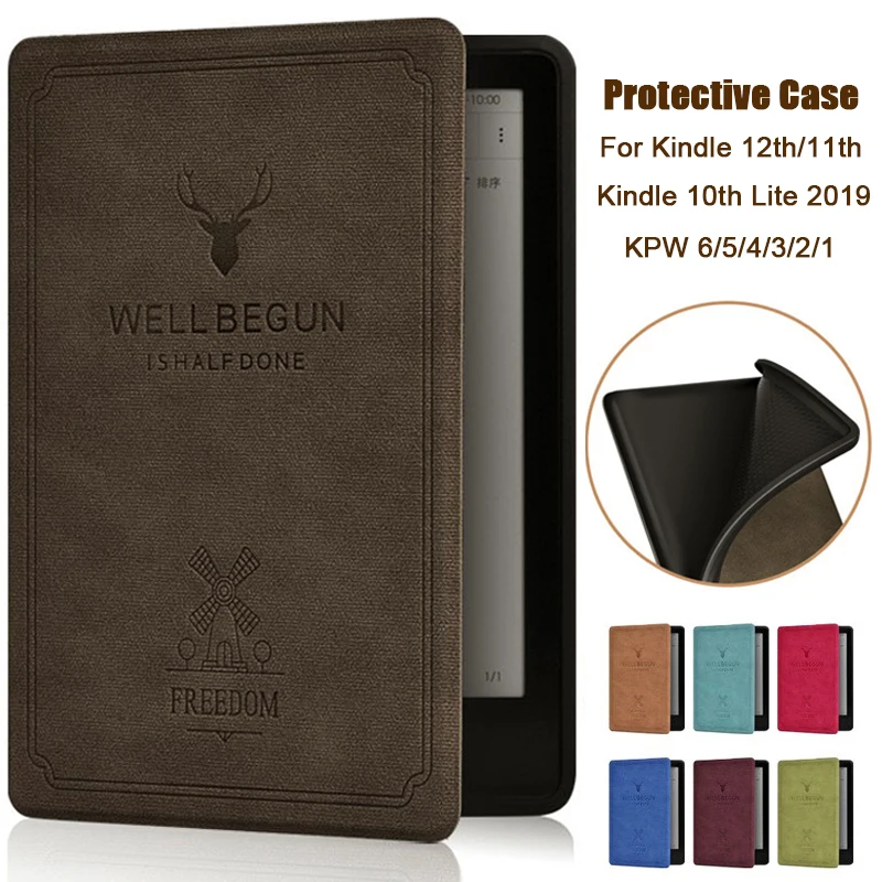 Premium Smart Case for Kindle Paperwhite - Elegant e-Reader Protection Cover