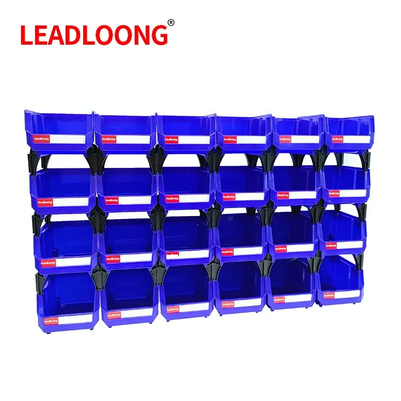 Freestanding Tiered Storage Bin Shelf