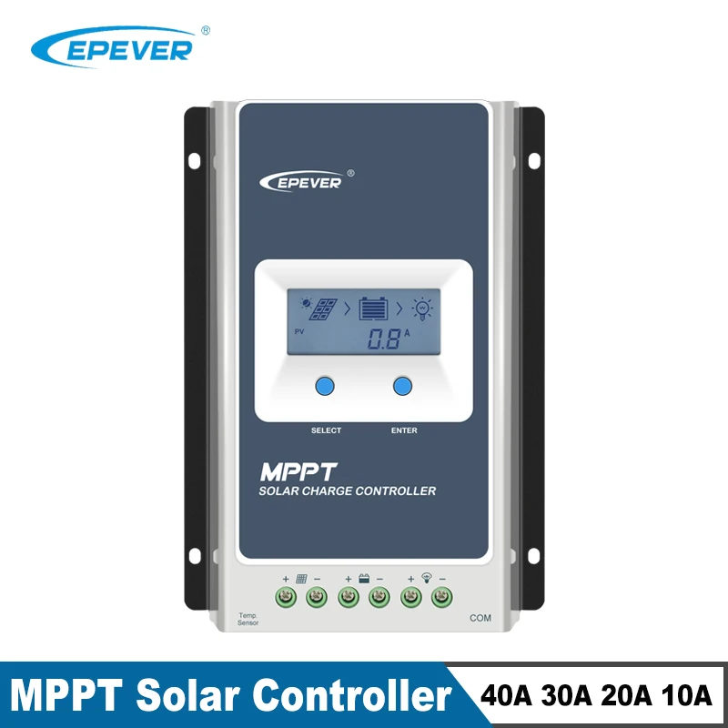 Regolatore Di Carica MPPT 10A EPEVER Tracer1210AN - Per Pannelli Solari 12V/24V, 100V Max
