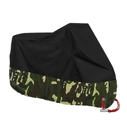 All - Weather Waterproof Motorcycle & Scooter Protective Cover - 2XL  2101 - 2200mm (MCZ001 Camouflage)