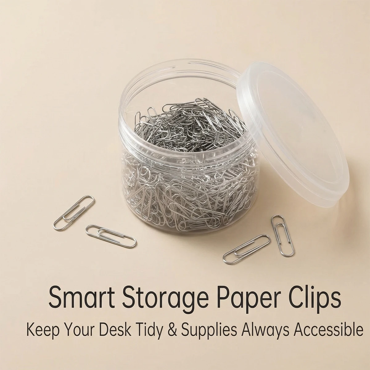 200개 대형 종이 클립 서류 정리용 가정 학교 사무용품 정리용 클립