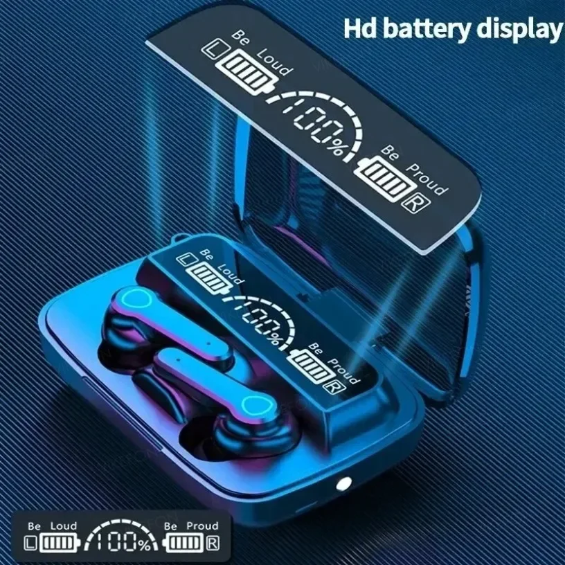 Enhanced Wireless Bluetooth Headphones with 9D Sound, Touch Control, and IPX7 Waterproof Design