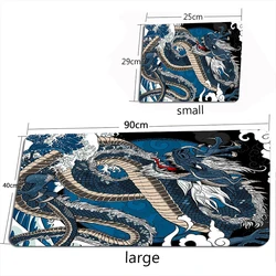 Dragon-Themed XXL Gaming Desk Mat - Enhanced Mouse Pad and Keyboard Surface for Gamers and Office Use (Dragon 11)