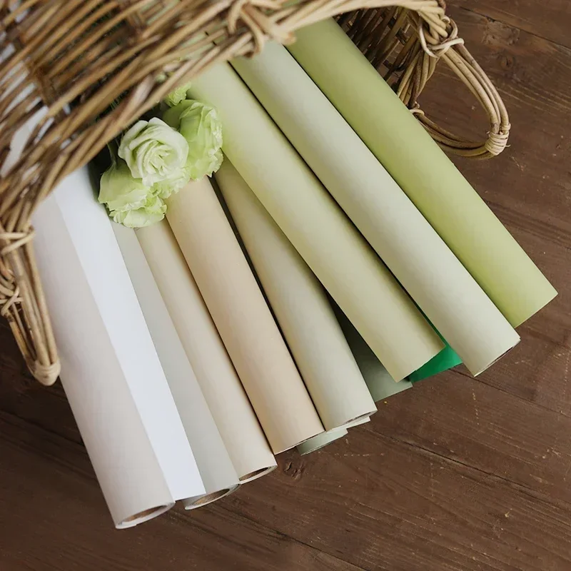 

Матовая Цветочная искусственная бумага, утолщенная Водонепроницаемая Дымчатая рулонная обернутая цветочной бумагой, Цветочные материалы «сделай сам» для цветочного магазина