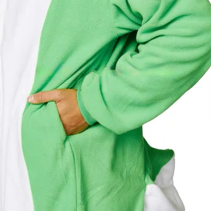 Kawaii Yoshi Anime-Overall-Pyjama für Erwachsene, Kawaii niedliche Cartoon-Figur, Anime-Peripherie-Pyjama – Detail 4